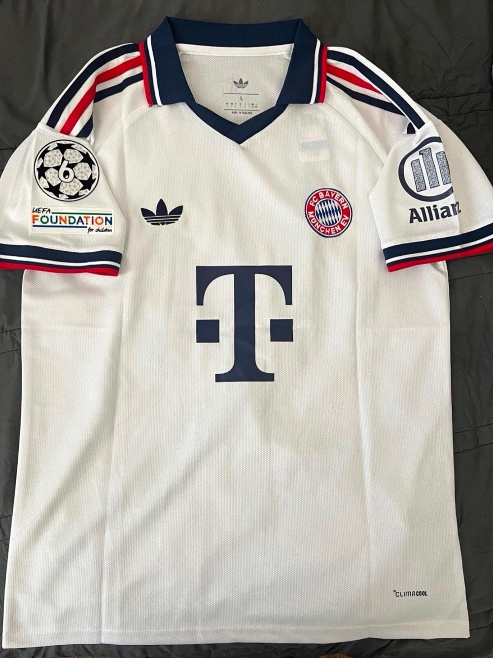 Adidas FC Bayern Munich White Men's Soccer Jersey
